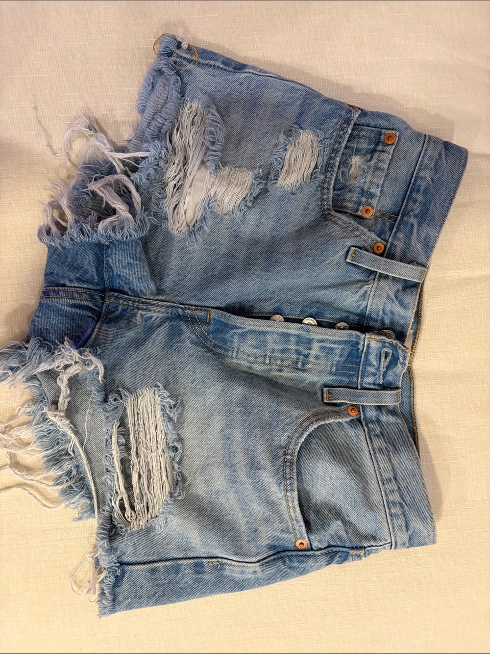 Levi’s Light Blue Denim Shorts